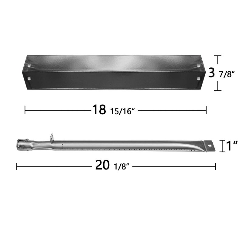 Hongso Grill Replacement Parts, Burners, Hanger Brackets, Heat Plates for Char Griller 5050, 5650, 3001, 3008, 3030, 4000, 5252, 5072 Gas Grill - Image 2